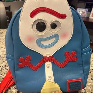 Loungefly Blue and Red Forky Backpack